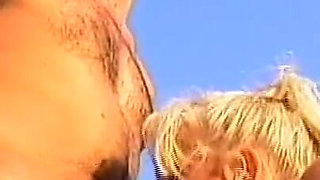 Fantastic Blonde Vintage MILFs Ass Fucked and Cummed in Mouth by Monster Cocks
