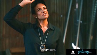 Girlsway - 10 woman lesbian group xxx! cruel fisting, strap-on sex, and squirting! - spanish subtitles