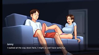 Stepsister Jenny Fucks Hard - Big Bobs & Summertime Saga 3D Sex