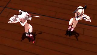Awesome hentai anal sex with stunning excited nurse