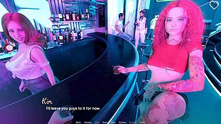 Girls having a steamy night out: sexy game time in 3D POV