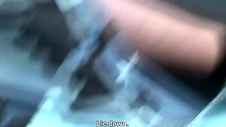 Petite blonde gets banged
