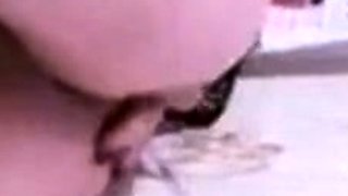 Crossdresser Cums Hands-Free on Webcam