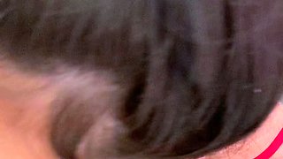 Mexicana blowjob with her big boobs