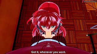 Rias Gremory Sex in the Library - Dxd Ntr Madness Series