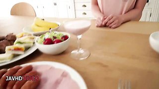 Maid Kitchen Tease