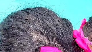 Kinky Mary Gets Wild in the Pool: Pee Play, Girl Kissing, Oral & Wet Threesome