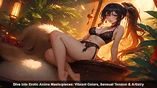 Dive Into Erotic Anime Masterpieces Vibrant Colors, Sensual Tension Artistry