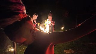 EdgesOfReality Fire Breather: Extreme Piercing BDSM with Mature Lesbian Femdom
