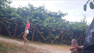 Masturbation: I Showed My Hard-on to a Slut in the Park!