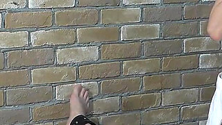 CFNM, Mischievous Esthetician Attaches Electric Current Sheet to Customer's Dick and Watches It Twitch with a Grin