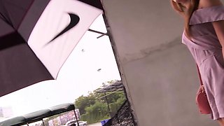 Thai amateur teen picked up for hard sex
