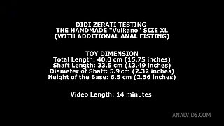 Didi Zerati Testing The Handmade Vulkano Size L (With Additional