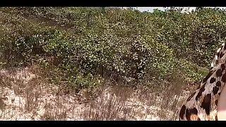 Asian Amateur Couple Fucking Doggy Style on Mountain - Big Natural Tits & Public Sex
