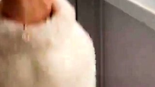 Blonde Babe Gives an Amazing Blowjob to a Big Cock