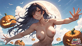 Pumpkin Glow & Blue Hair Solo Mug Seduction