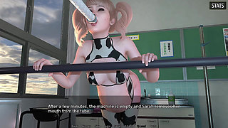 Lactating Blonde BBW Gets Her Tits Milked - the Gain Trials 1