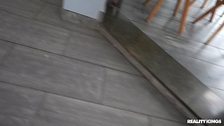 We Live Together: Please Cum Over - Angelique Rose Shares Dildo Toy with Roommate Girlfriend