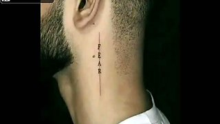 Puny neck tats for