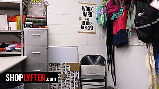 Pampered blond teenie jill taylor learns not to steal after officer mike fucks her hard - shoplyfter