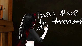 German Lessons Turned into fucking your teacher! VRChat