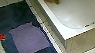 MILF Does Personal Hygiene in the Bathroom