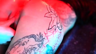 Marseline's first massage lesson completed in orgasm,