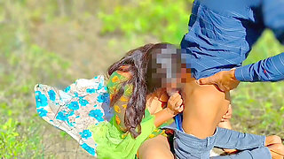 Desi Village Girl First Time Hot Fucking in Jungle, First time fucked xxx video