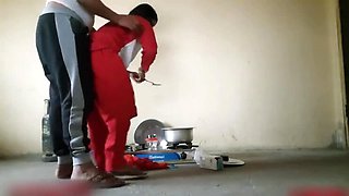 Desi Stepsister Fucked Hard in Kitchen by Stepbro - Big Cock Doggy Style