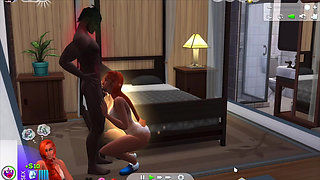 Fairy Game Girl SparklyButtPlug Takes Big Cock All Around The House And Loves It