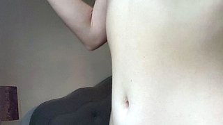Amateur teen girlfriend with big boobs sucks and fucks