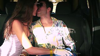 Tera amateur brunette girl public posing