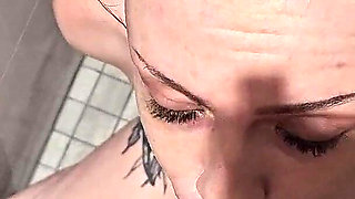 Pissy Blowjob - Goth Toilet Whore