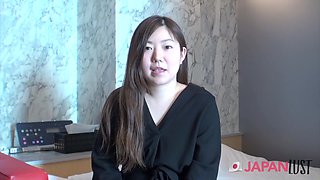 Freaky Japanese Wife Shows Us What Her Shaved Pussy Can Do