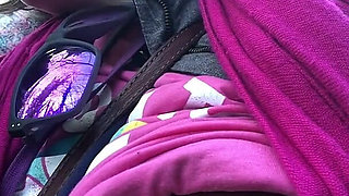 It’s Rather Nippy Out! Playing with My Boobs and Bush During a Freezing Walk in the Woods!