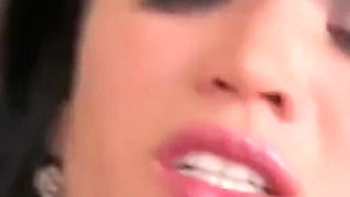 She Moans and Squirts Masturbating Her Wet Pussy with Huge Vibrator Vol 4