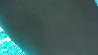 Sex in the Pool in Greece, with a Rambone Dildo and a Big Underwater Cumshot