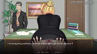 Naruto: Kunoichi Trainer - Big Ass Blonde Secretary Teen Has Public Office Sex At Work With A Big Dick Co Worker