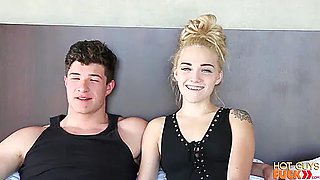 Big Frat College Cock Brett Fucks Blonde Tiny Blonde Teen 18+
