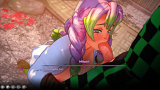 My Hentai Fantasy - The Farewell Blowjob with Mitsuri Kanroji from Demon Slayer: Kimetsu no Yaiba