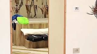 Aunt Unmasks the Perverse Plan of the Young Man and His Friend to See Her Naked in the Sauna