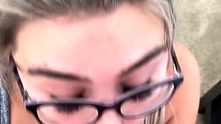 Blonde amateur milf does anal on pov camera 11