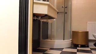 Mature Blonde MILF Selena Gets Anal Doggystyle Fuck in Bathroom - Amateur Homemade 4K