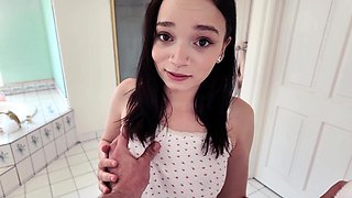 Mira Monroe and Selina Imai share big throbbing cock in POV