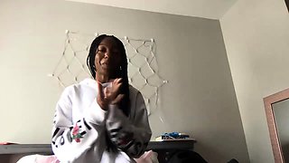 Hot Black Maid Does Some Webcam Black and Ebony