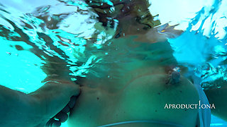 Underwater Anal Ass Lick Cum Swallow and Golden Shower