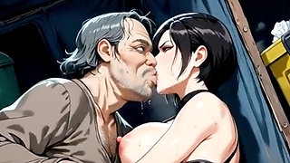 Valentina Babe Is a Slut Who Cheats on Her Impotent Husband with Beggars and Aliens, Animation Hentai Waifu