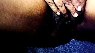 Horny girl play with pussy