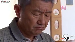 Old man bangs his son s wife