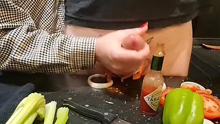 Hardcore Kitchen CBT: Extreme Urethral Torment & Ballbusting with Massive Cock